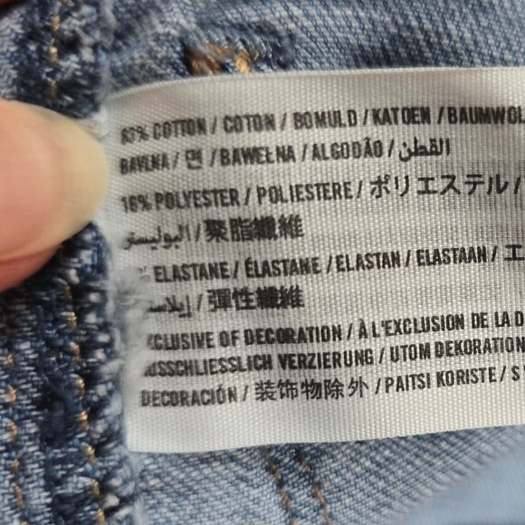 Women's Abercrombie & Fitch Low Rise Denim Shorts Size 6 / 28 - Picture 7 of 7